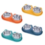 gamelle double ours pour animaux