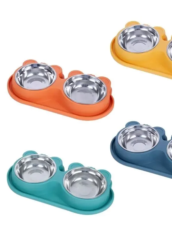 gamelle double ours pour animaux