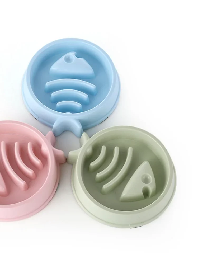 Gamelle anti glouton poisson pour chien, design innovant
