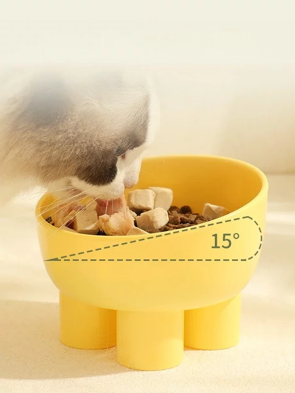 gamelle chat plastique surélevée pour chien et chat