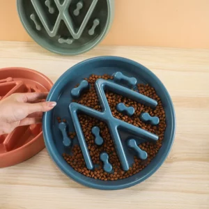 Gamelle Anti-Glouton Chien Plastique pour animaux