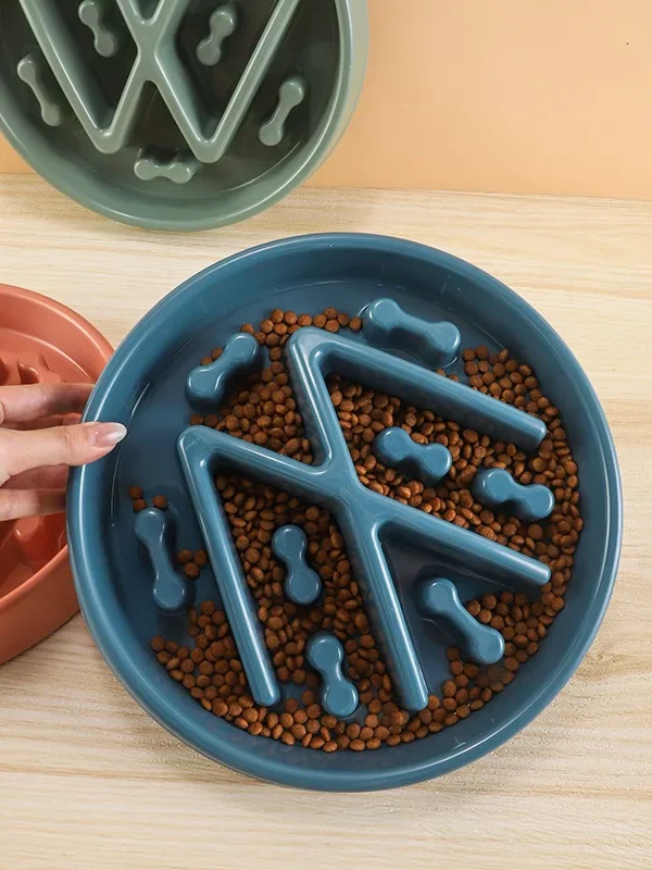 Gamelle Anti-Glouton Chien Plastique pour chien et chat