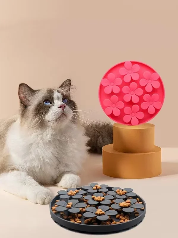 Gamelle Anti-Glouton Chat Silicone pour chien et chat