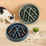 Gamelle Anti-Glouton Chien Plastique pour chien et chat