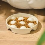 gamelle anti glouton chien céramique pour chien et chat