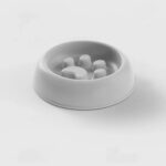 gamelle anti glouton chien patte gris