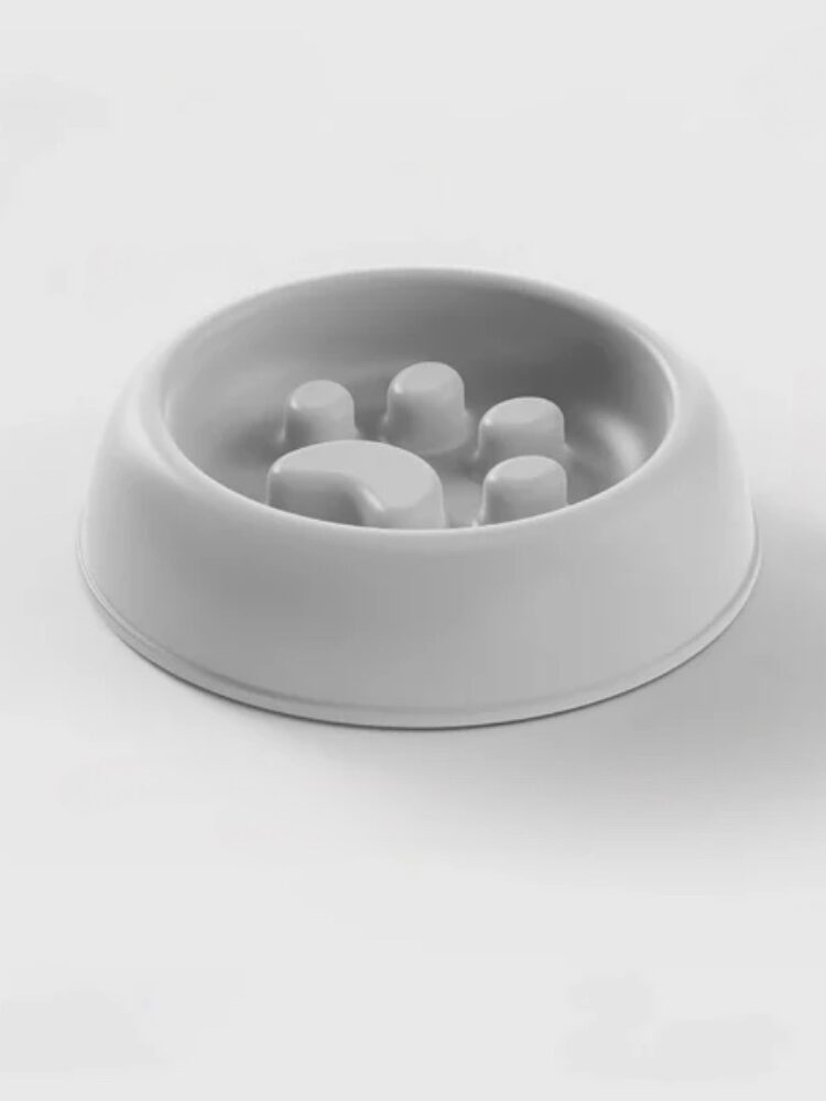 gamelle anti glouton chien patte pour chiens et chats