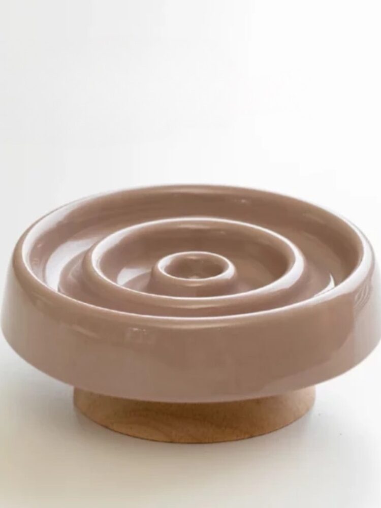 gamelle anti glouton chien spirale pour chiens et chats