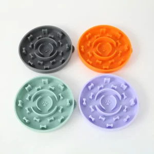 gamelle anti glouton chien silicone pour chien et chat