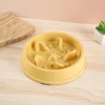 gamelle anti glouton chat etoile jaune