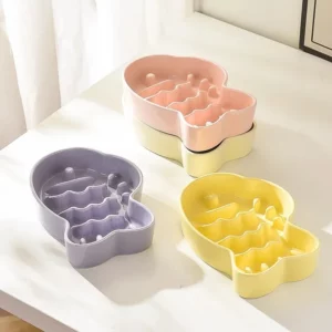 gamelle anti-glouton chien poisson pour chiens et chats