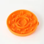 gamelle anti glouton chien silicone orange