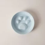 gamelle anti-glouton chat support pour croquettes