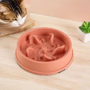 gamelle anti glouton chat etoile pour animaux