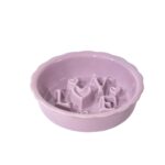 gamelle anti glouton chien amour violet