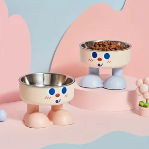 Gamelle Chien Inox Surélevée pour chien et chat