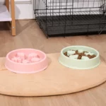 gamelle anti glouton chien coquillage pour animaux