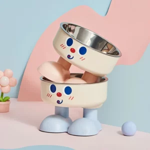 Gamelle Chien Inox Surélevée pour chiens et chats