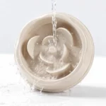 gamelle anti glouton chat rose pour chiot et chaton