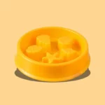 gamelle anti glouton chien coquillage orange