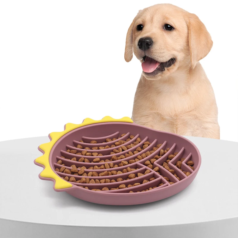 gamelle anti-glouton chat ventouse pour animaux