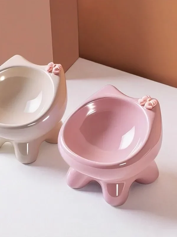 gamelle chat surélevée inclinée pour chien et chat