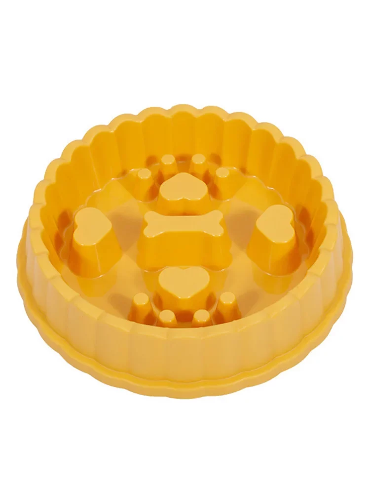 Gamelle Anti-Glouton Chien Cœur pour chiens et chats