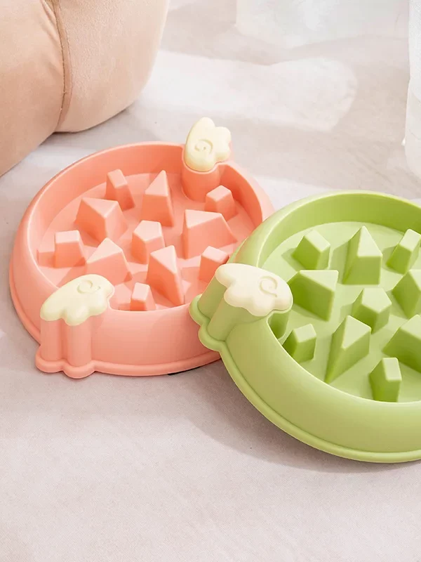 gamelle anti glouton chien ailes pour chiens et chats