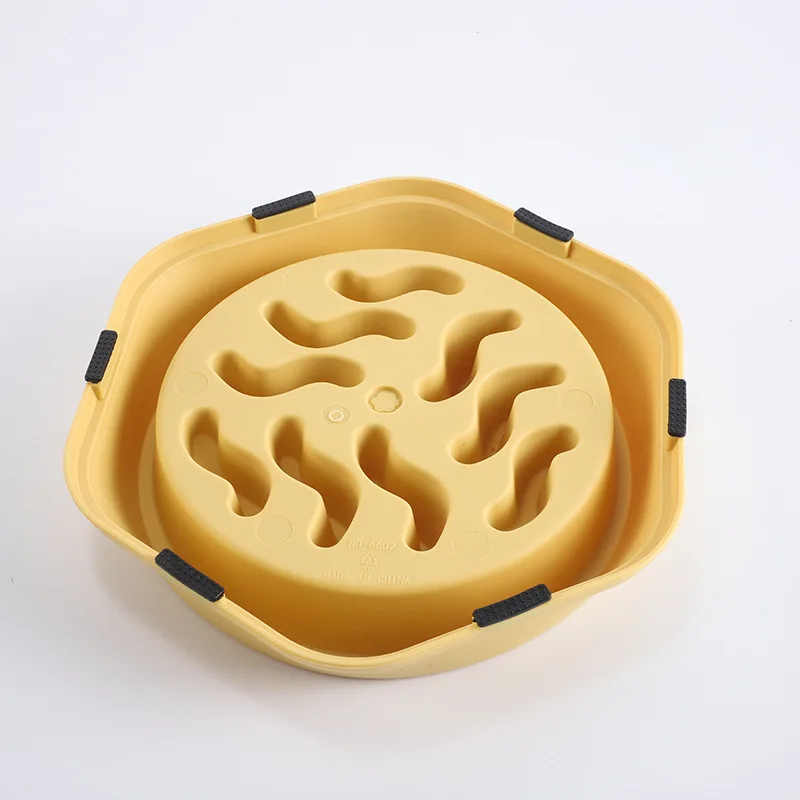 gamelle anti glouton chien ondulée pour animaux